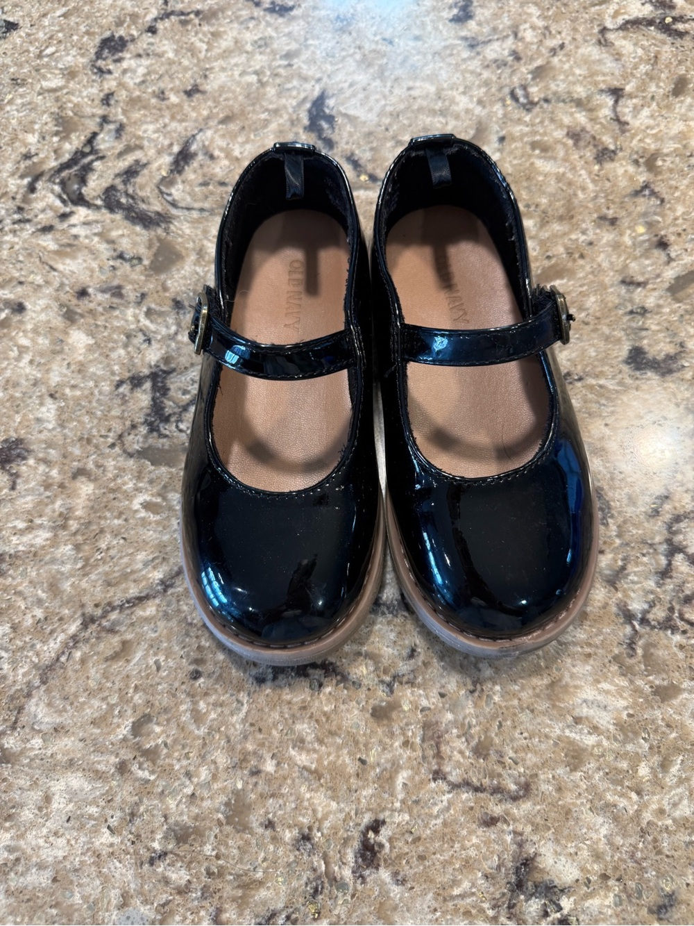 Girls Black Patent Mary Jane Dress Shoes